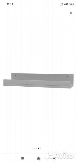 Полка Вардис подвесная настенная прямая новая