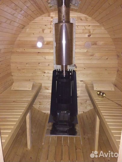 Баня Бочка под ключ(люкс) Авторская