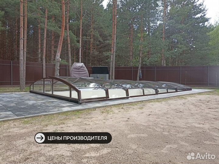 Павильон из поликарбоната для бассейна