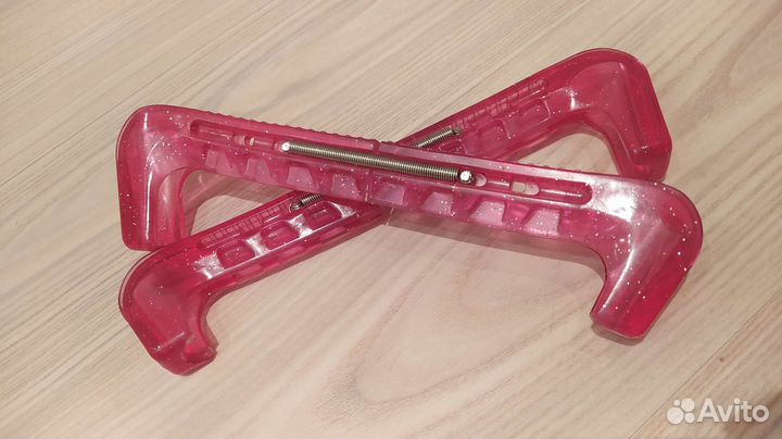 Чехлы для коньков с глиттером на 29-32 р-р