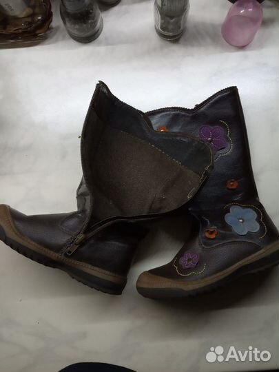 Детские сапожки деми/нат.кожа