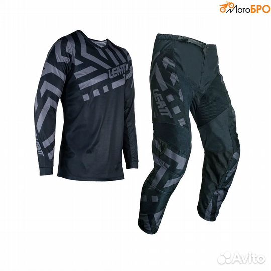 Костюм джерси + штаны Leatt 3.5 чёрный