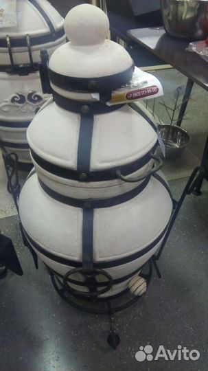 Тандыр с откидной крышкой от технокерамика