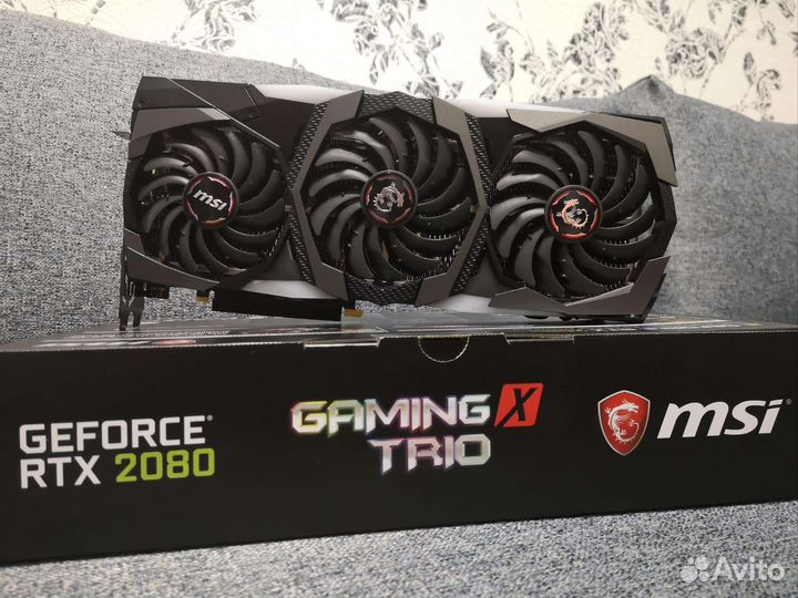 Видеокарта RTX 2080 MSI Gaming X Trio