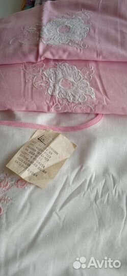 Пододеяльники и наволочки СССР вышивка новые