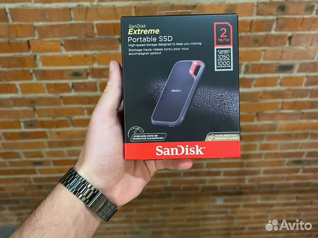 SanDisk Extreme Portable SSD 2тб sdssde61-2T00-G25