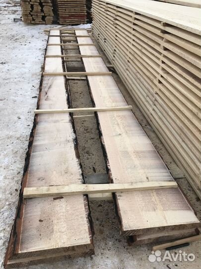 Доска необрезная сухая сосна