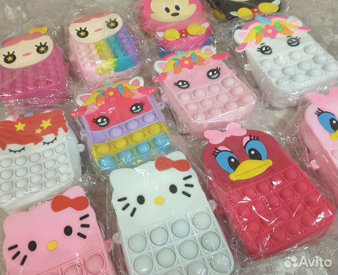 Детские силиконовые сумочки