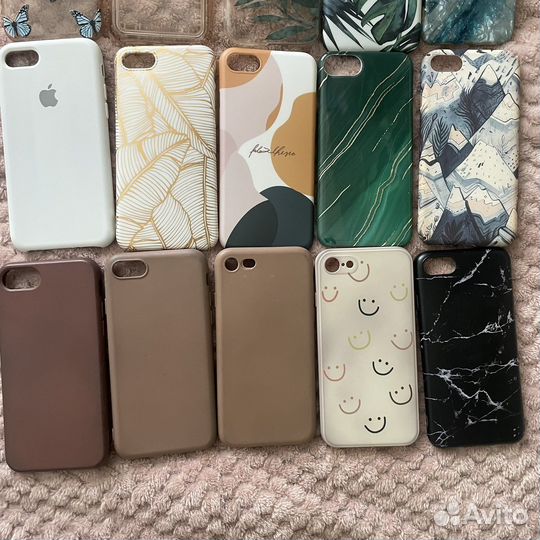 Чехлы iPhone 7 И 8 15 штук сразу
