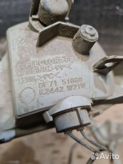 Фонарь птф задний Mazda 2 DE