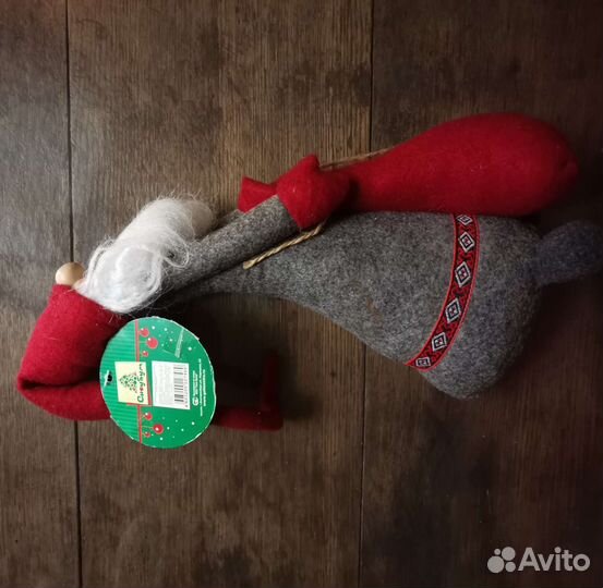 Гном скандинавский подарок игрушка стоппер