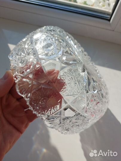 Хрустальная салатница СССР