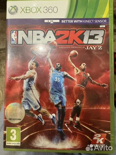 Игра для приставки xbox 360 NBA 2K13