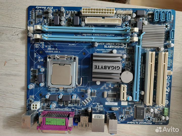 Материнская плата с процессором core2 DUO E6750