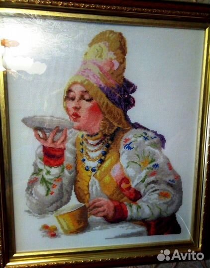 Вышивка бисером и нитками