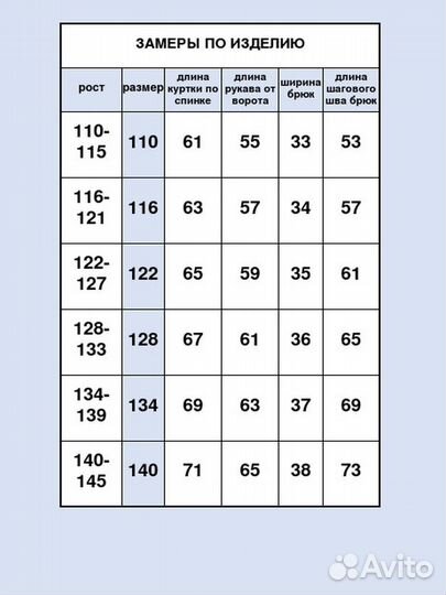 Новый демисезонный костюм 122