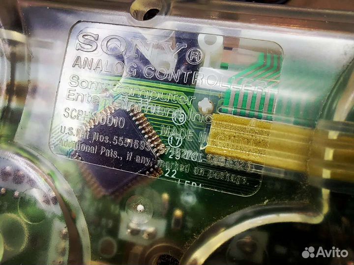 Оригинальный контроллер для PlayStation 2 Crystal