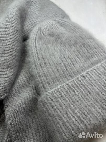 Шапка женская и платок из пуха норки