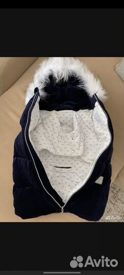 Зимний конверт на выписку Choupette