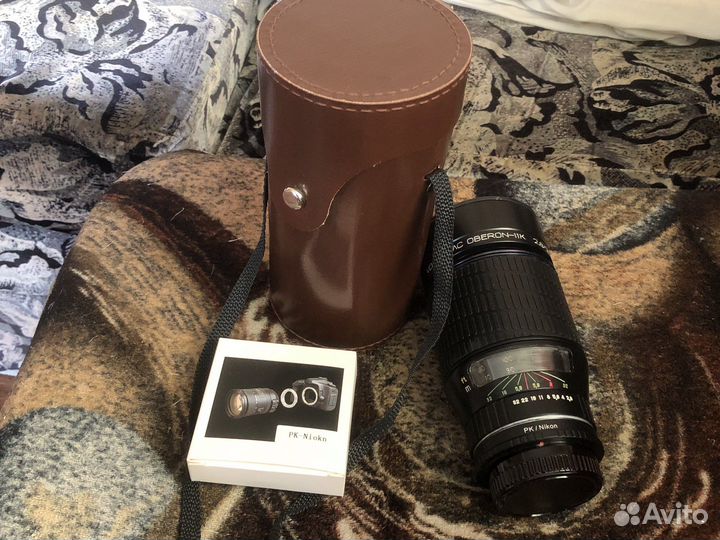 Объектив для макросъемки + переходник для Nikon