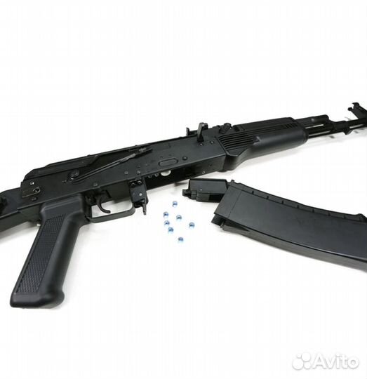 Орбиз автомат RX AK-74MN / нейлон, метал. детали / черный / 10+ / orbeez