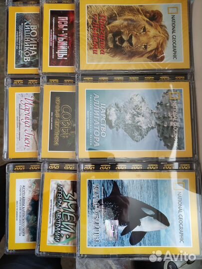Диски dvd серия national geographic природа