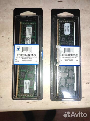 Оперативная память ddr3 Kingston 2*8 gb 2133