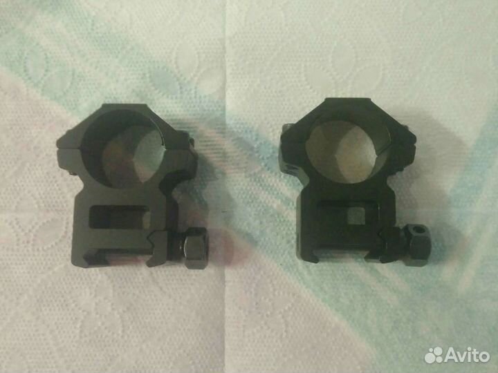 Кольца на вивер высокие 25,4 мм