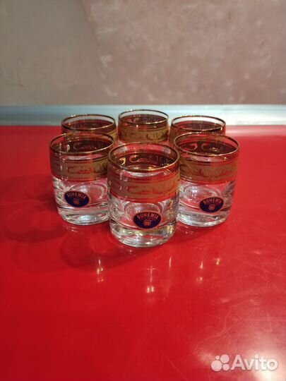 Набор стаканов Богемия (Bohemia),стакан cinzano