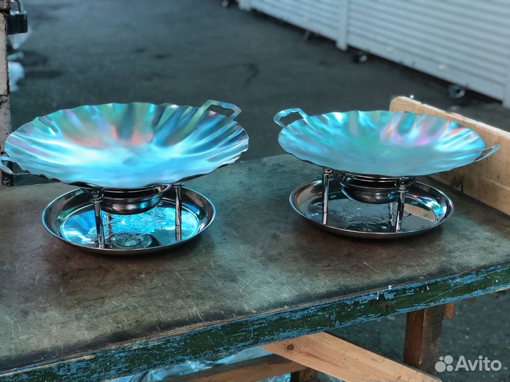 Садж для подачи шашлыка,нерж