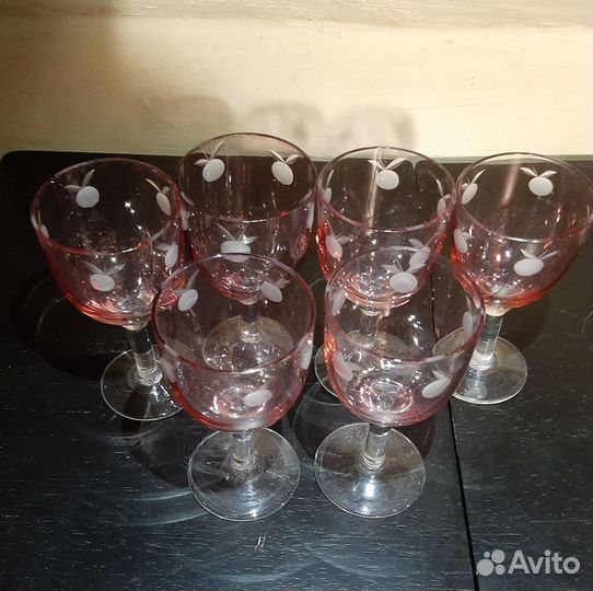 Питейные приспособы СССР цветное стекло