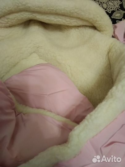 Конверт зимний для девочки