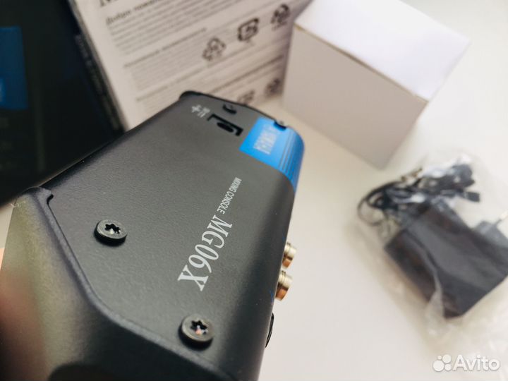 Микшерный пульт Yamaha mg06x новый полный комплект