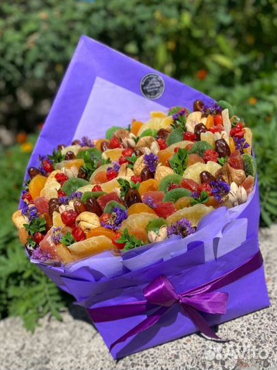 Съедобные букеты из сухофруктов