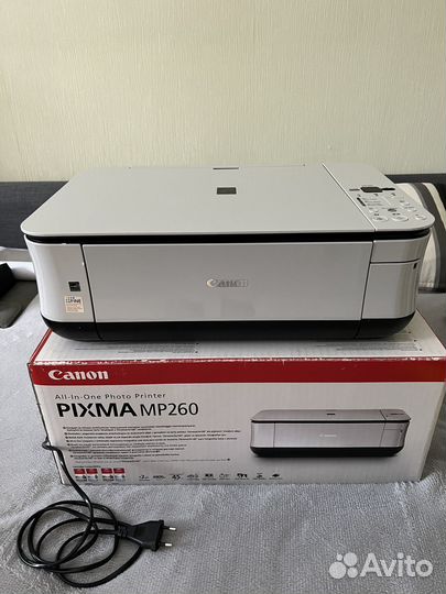 Мфу струйное canon pixma mp260 цветной