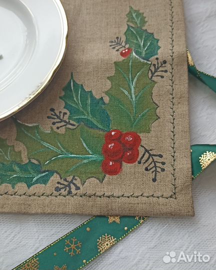 Салфетки сервировочные новогодние