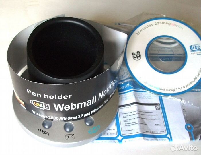 USB Webmail / MSN / Skype Notifier with Pen Holder