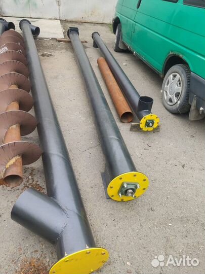 Винтовой конвейер для зерна / Шнек для зерна