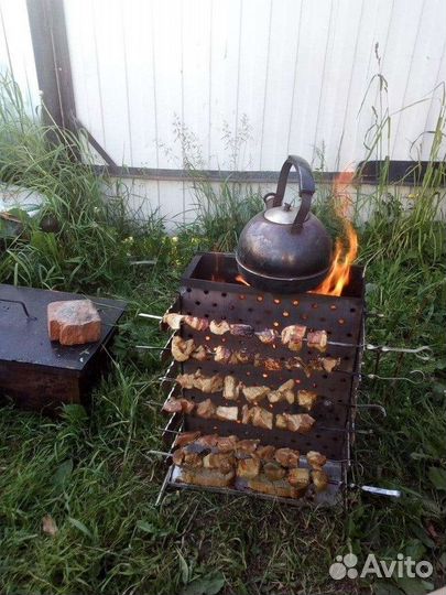 Мангал вертикальный