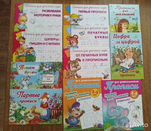 Прописи, рабочие тетради и др