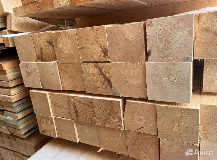 Брус обрезной 150х150х6000мм 1 сорт ГОСТ