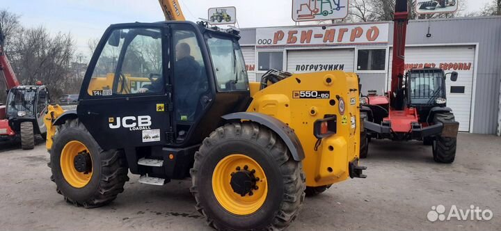 Телескопический погрузчик JCB 550-80, 2015