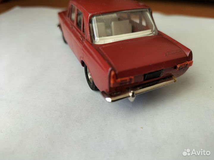 Модель автомобиля москвич-412, СССР, 1:43
