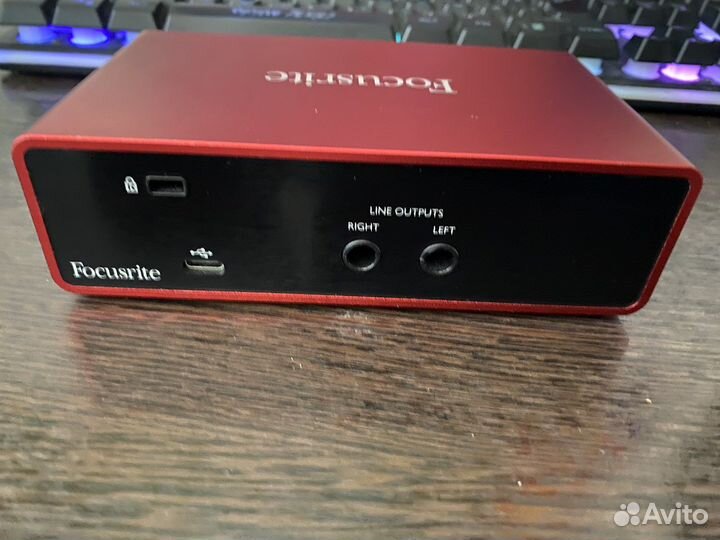 Звуковая карта Focusrite Scarlett solo 3rd gen