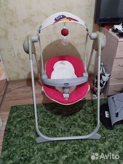 Детские электронные качели бу