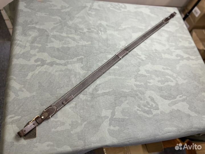 Ремень для ружья натуральная кожа коричневый