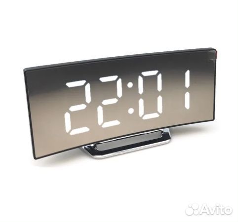 Часы настольные электро на батарейках, будильник