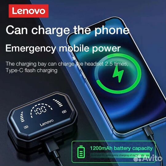 Новые Lenovo LP3 PRO Наушники беспроводные