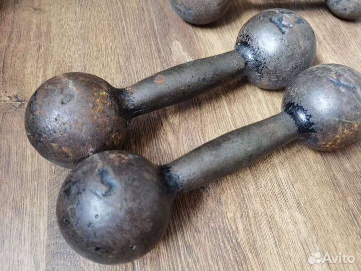 Гантели СССР чугун литьё