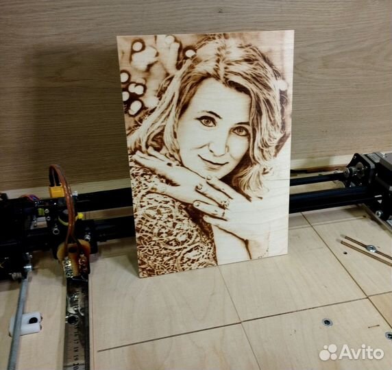 Выжигание портретов на дереве